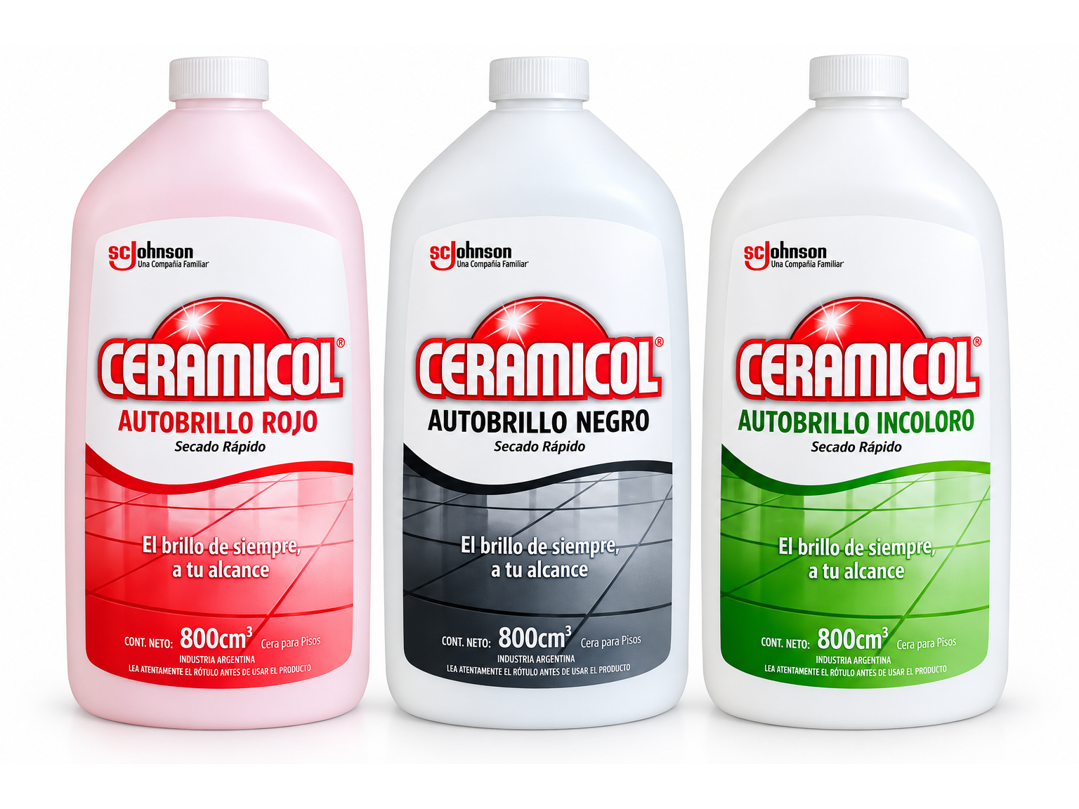 Cera Autobrillo  Cerámicos x 800 ml Botella