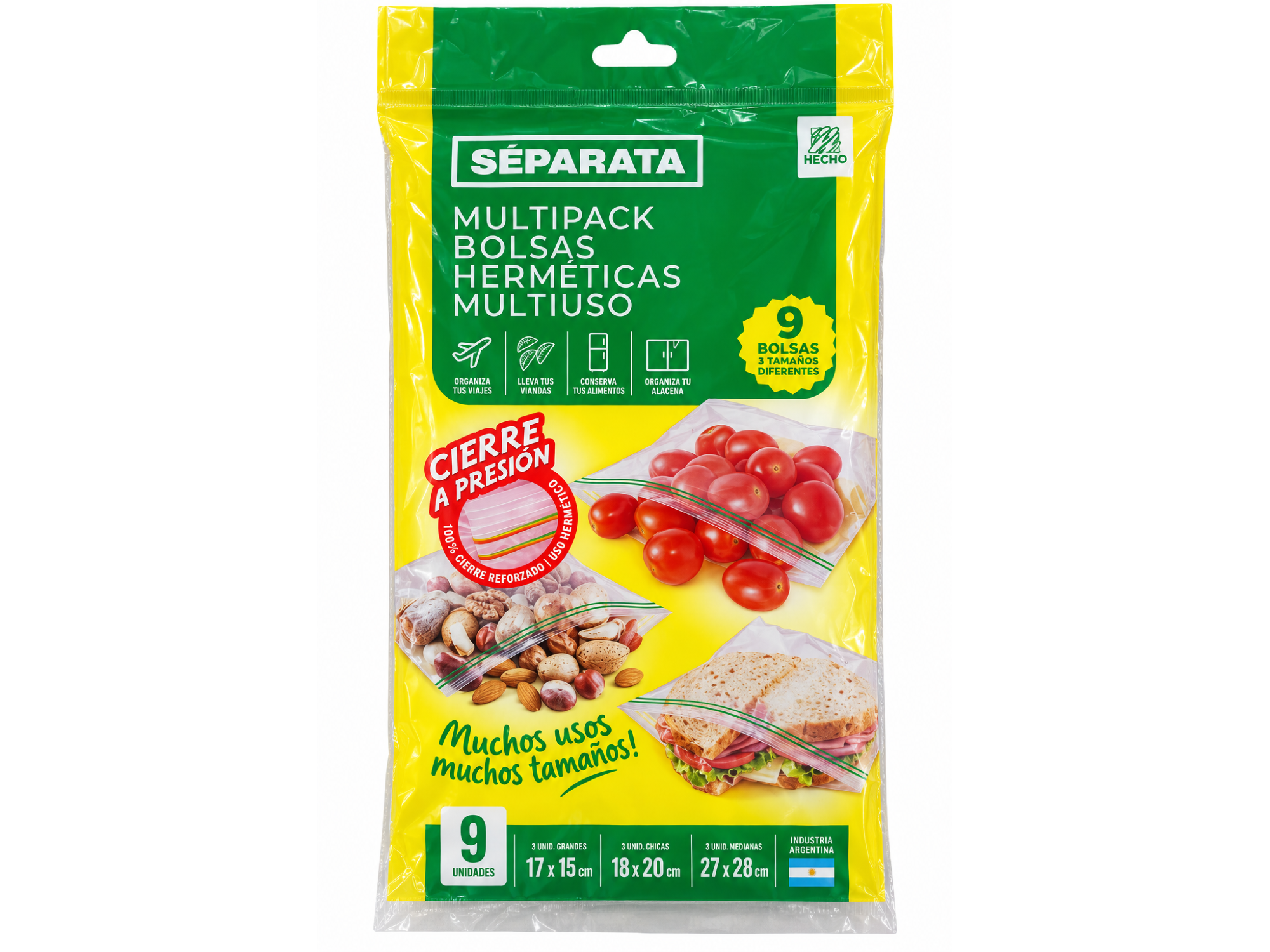 Bolsas Herméticas Multiuso 9 uni