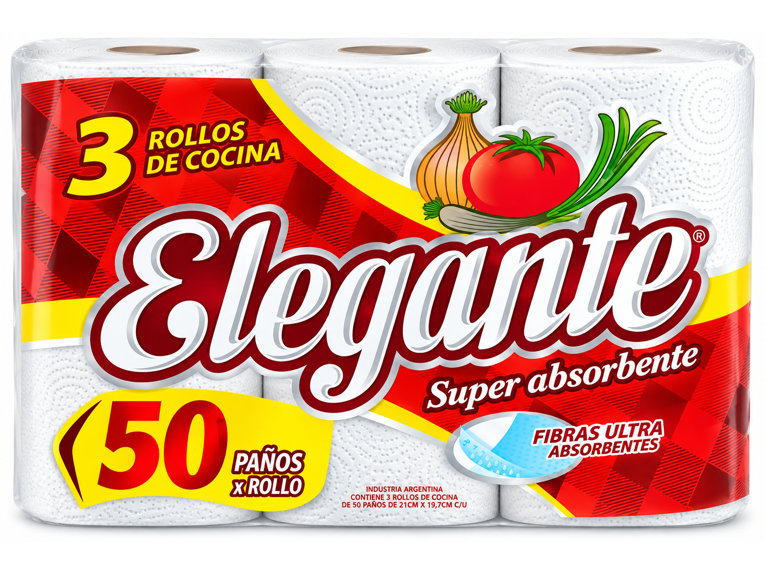 Rollo Cocina Elegante 3 x 50 paños