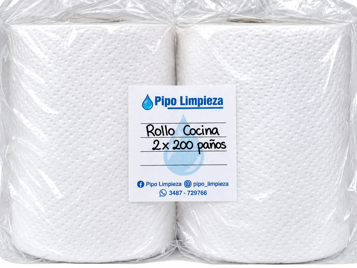 Rollo Cocina 2 x 200 paños
