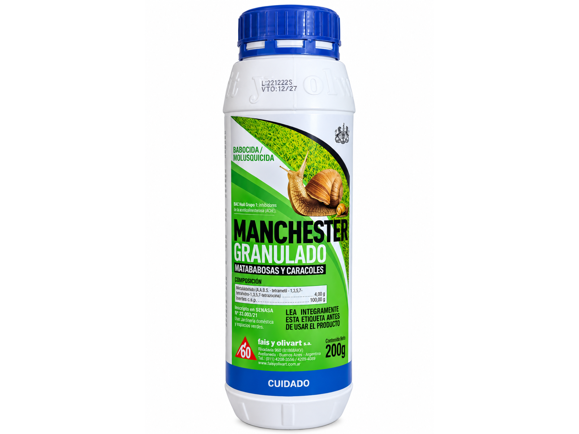 Veneno para Caracoles Manchester Granulado