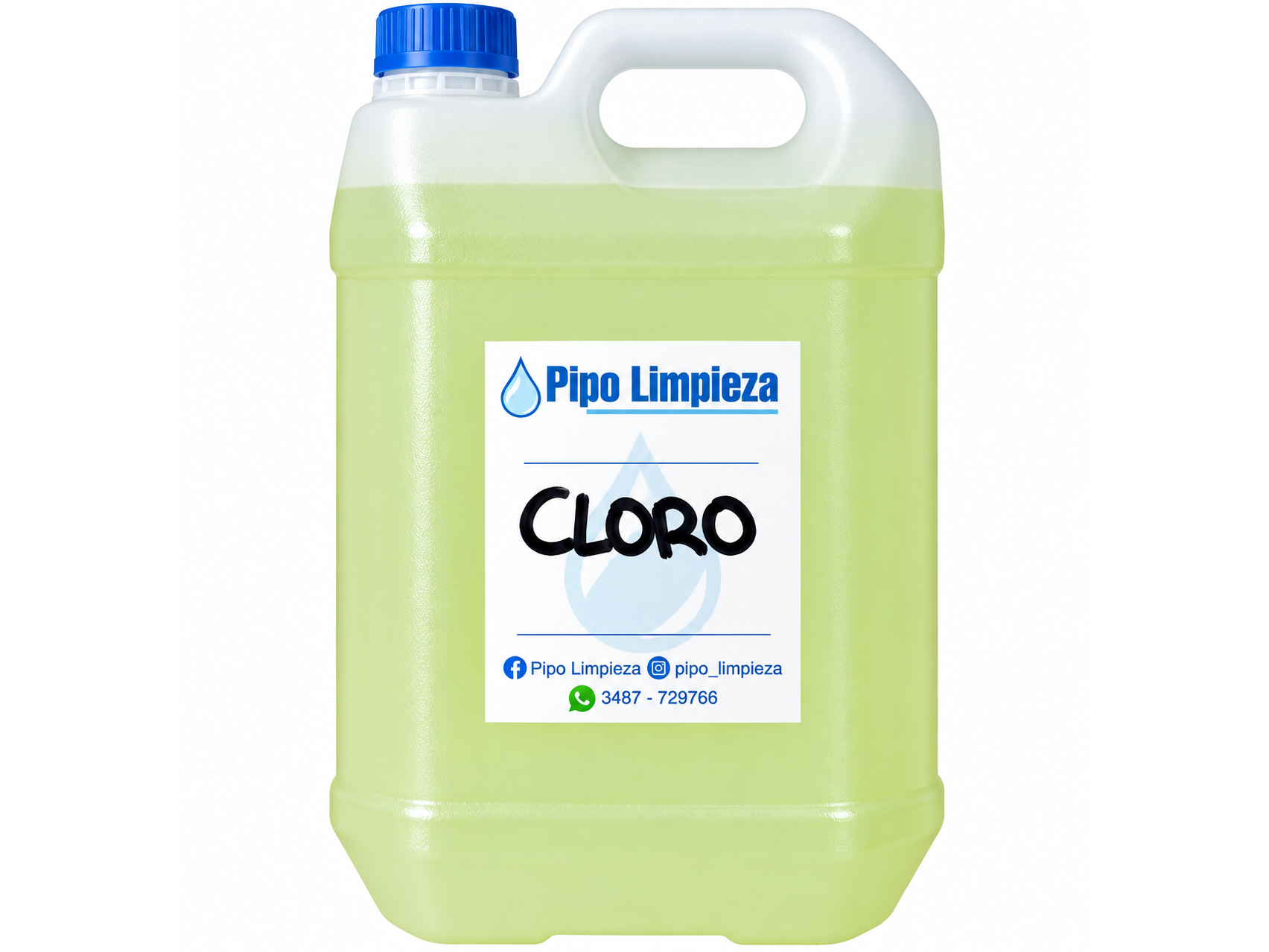Cloro x 5 lt de Pipo Limpieza