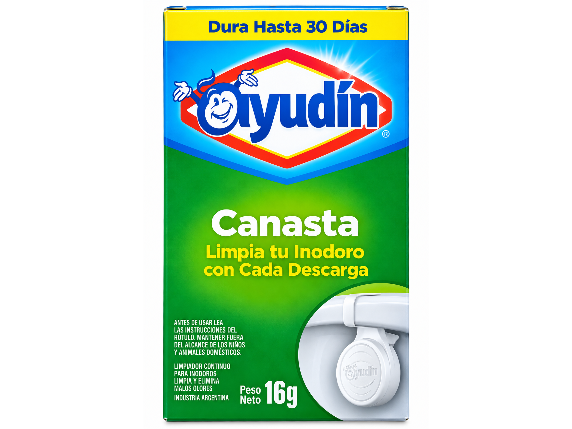 Canasta Solida Inodoro Ayudin x 16 gr