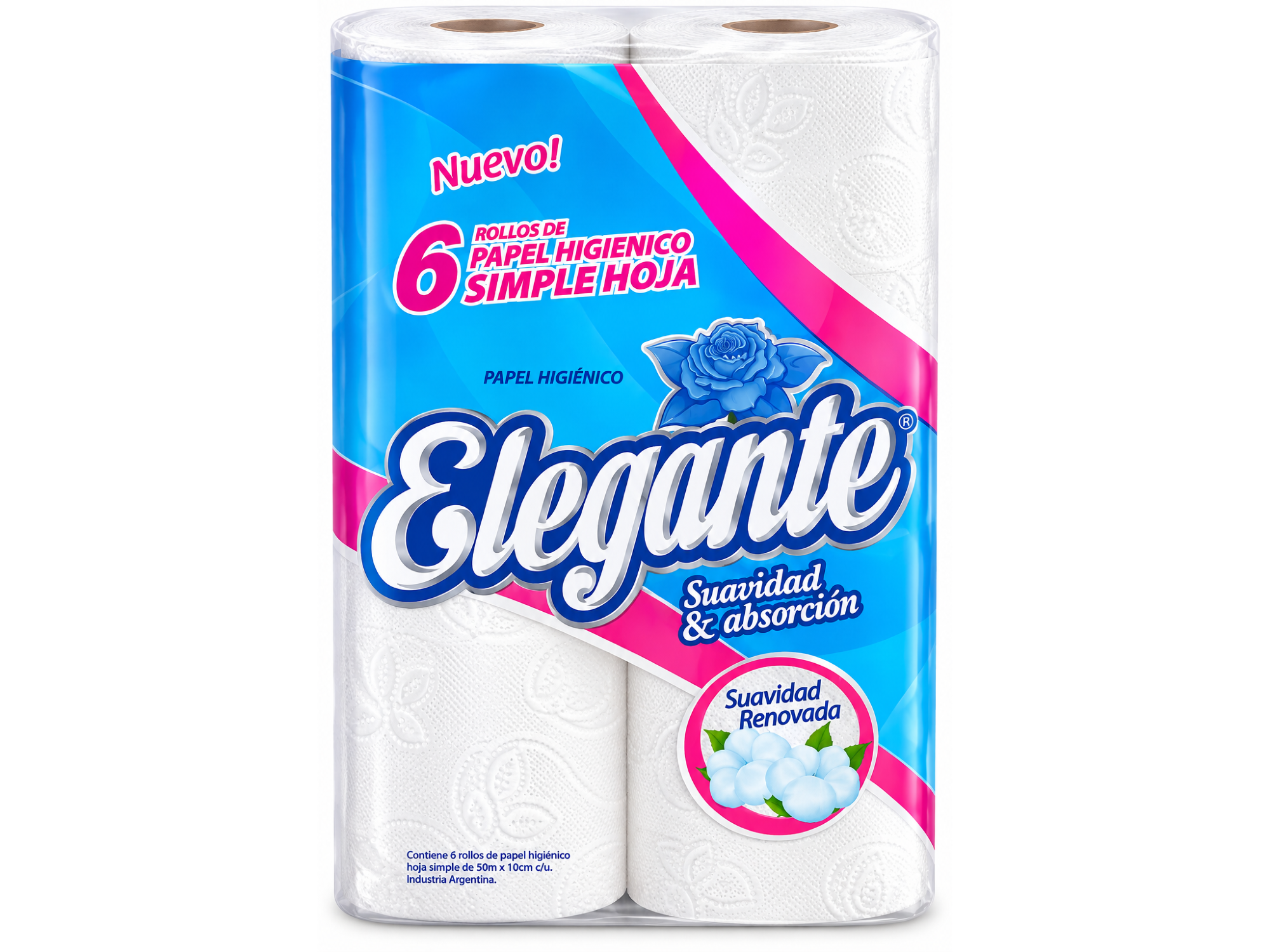 Papel Higiénico Elegante 6 x 30 mt