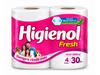 Papel Higiénico Higienol Fresh 4 x 30 mt