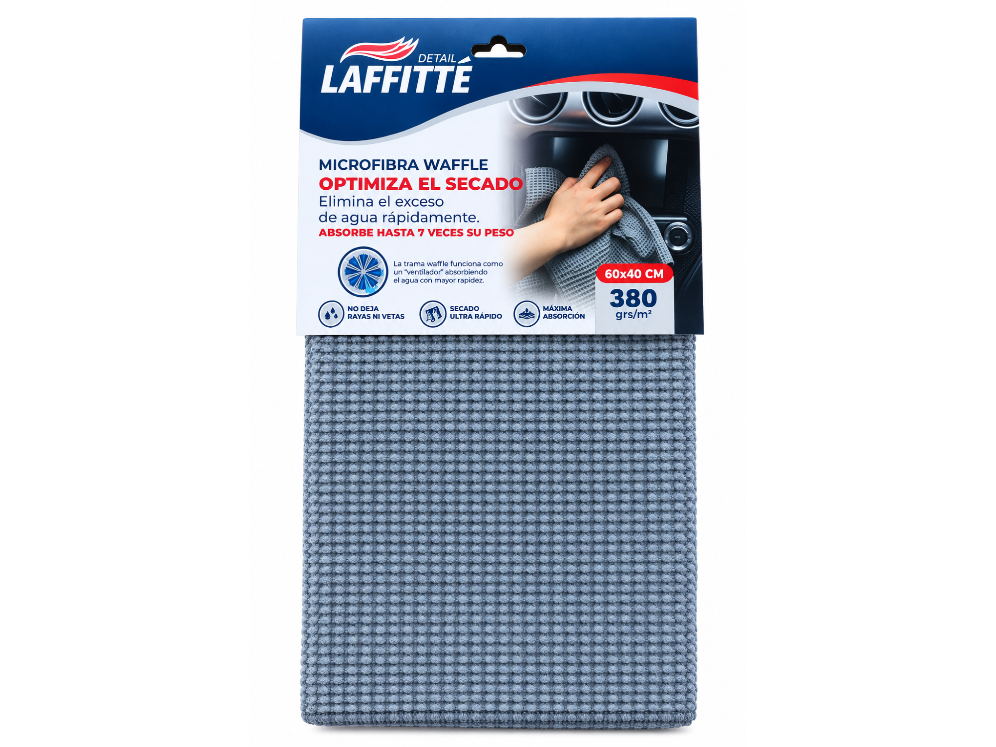 Paño Microfibra Wafle Fajinador 60x40