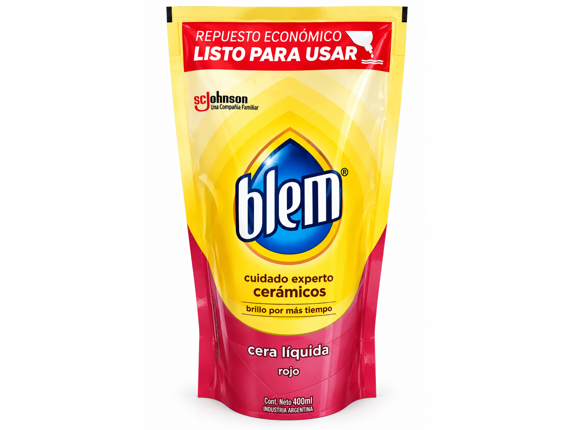 Cera Autobrillo Roja Blem x 400 ml