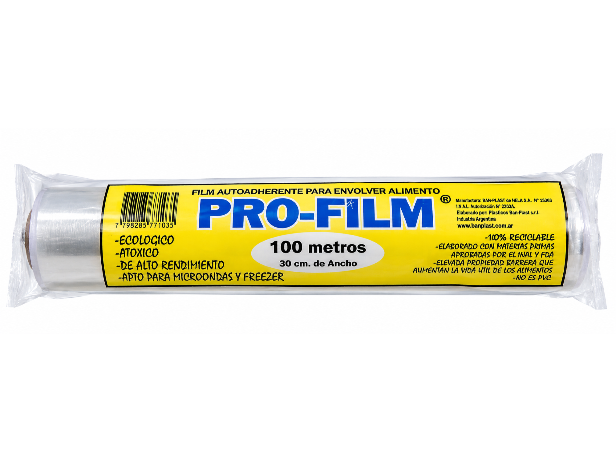 Film Adherente 30 cm x 100 mt Pro-Film