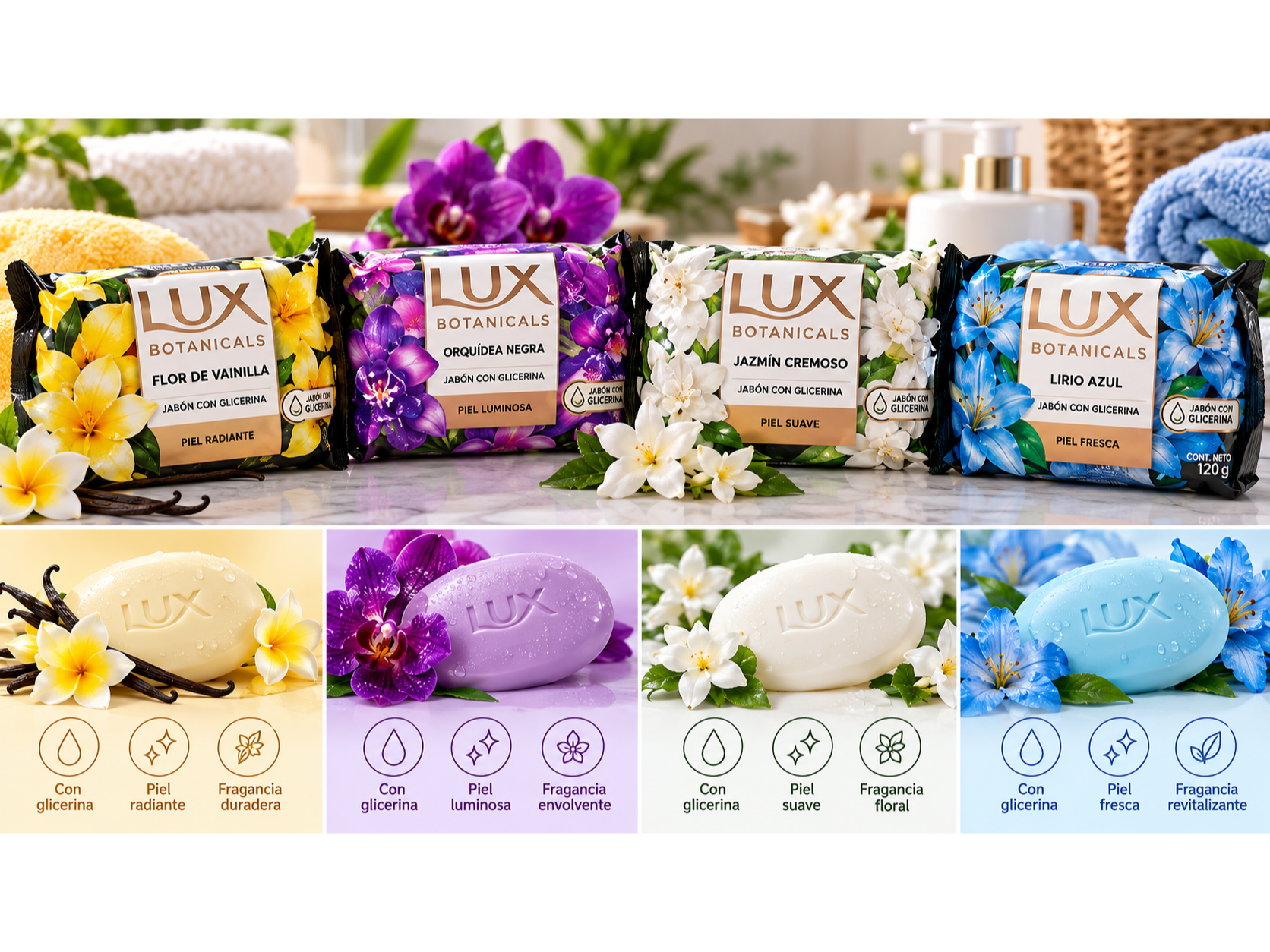 Jabón Lux x 120 gr