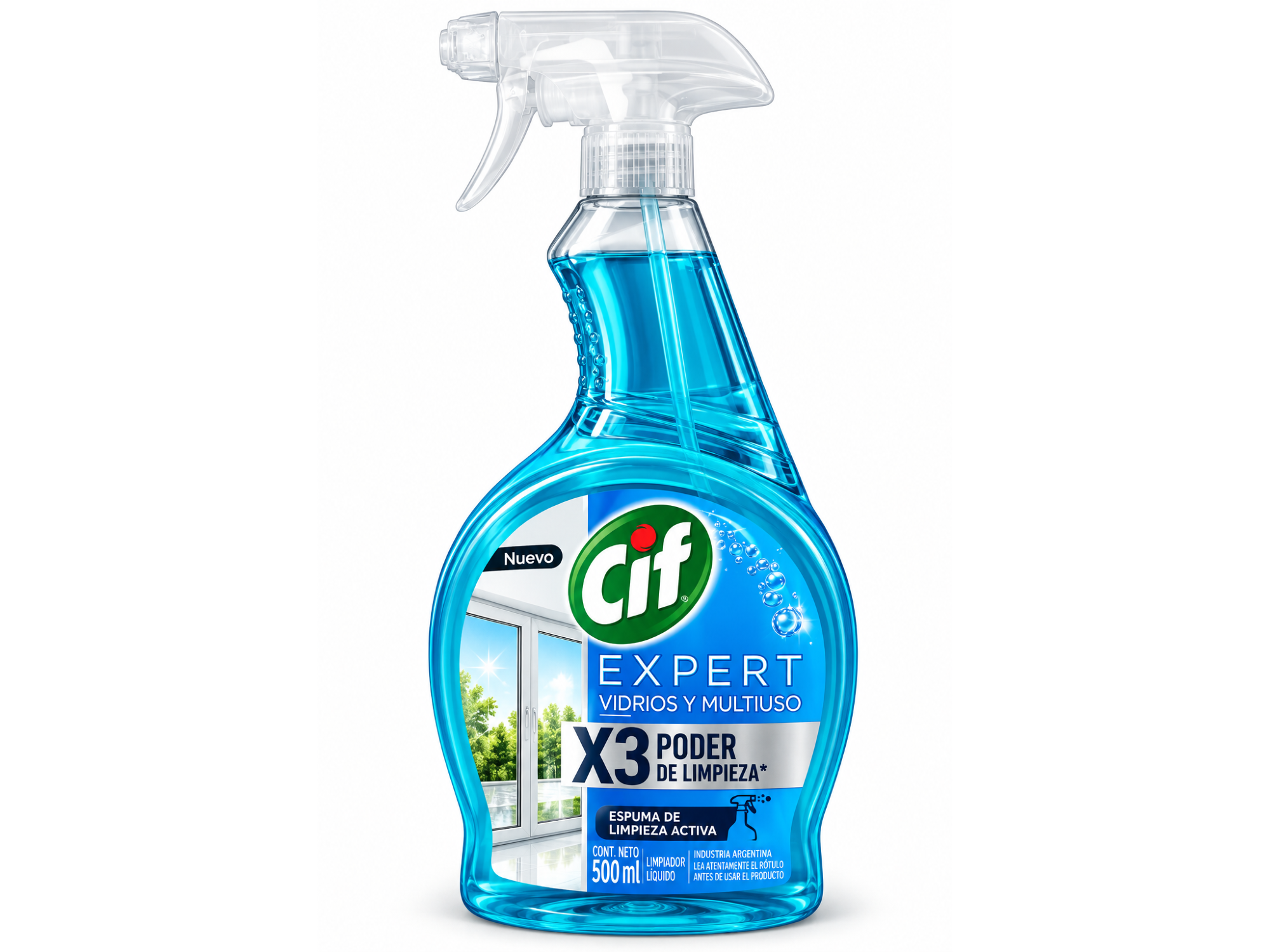 Limpia Vidrios Multiuso Cif x 500 ml Gatillo