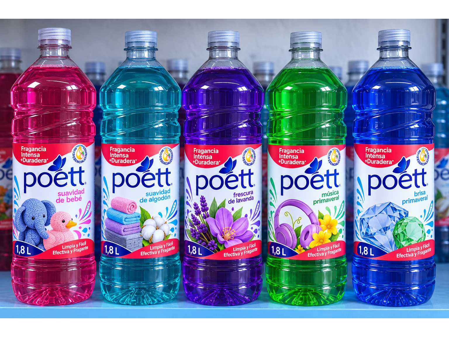 Desodorante de Piso Poett x 1,8  lt