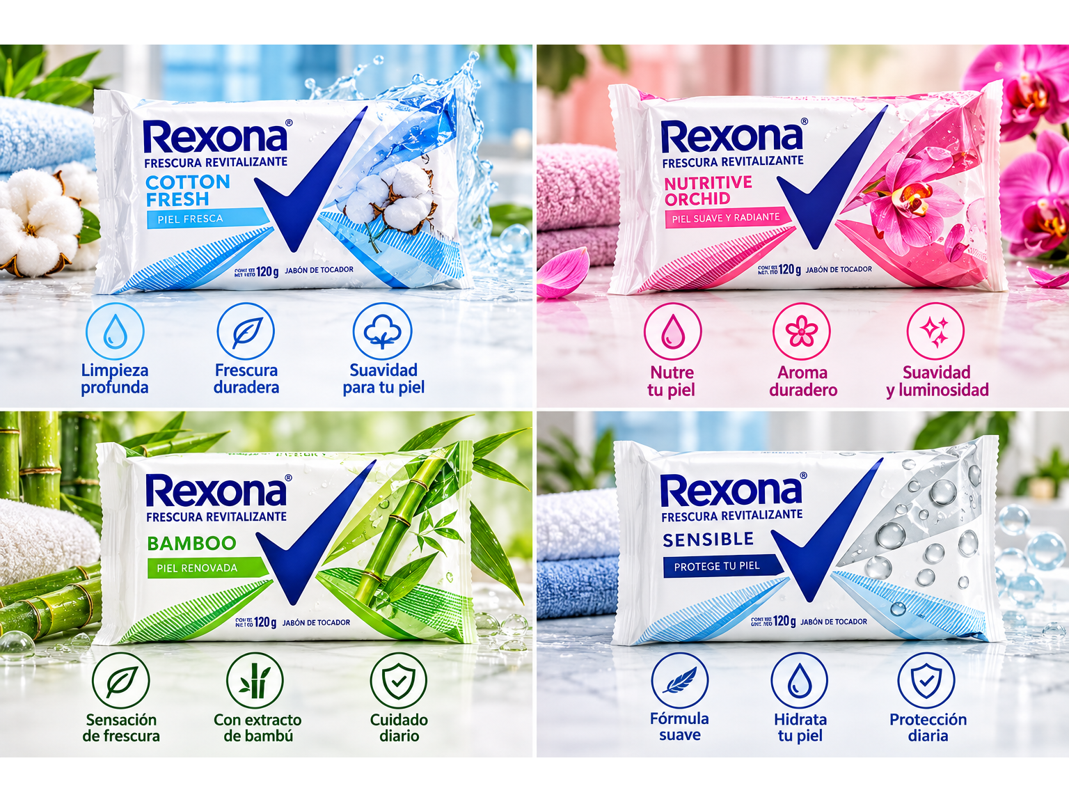 Jabón Rexona x 125 gr