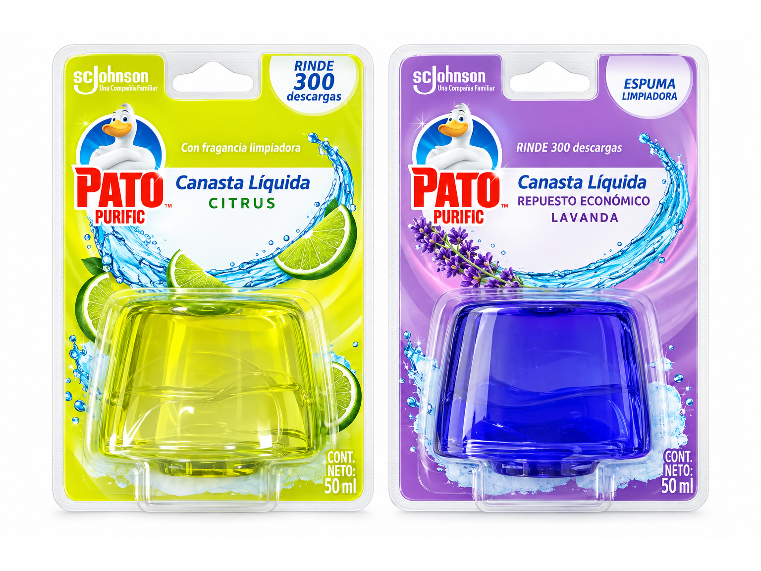 Repuesto Canasta Liquida Inodoro Pato x 50 ml