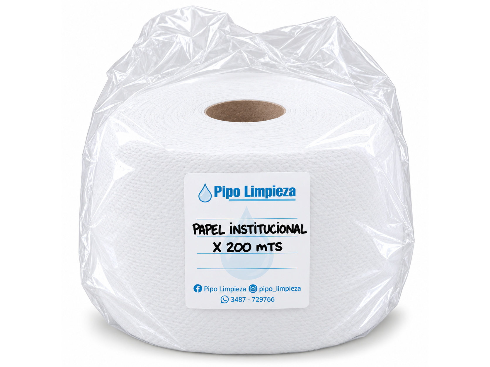 Papel Higiénico Institucional x 200 mt
