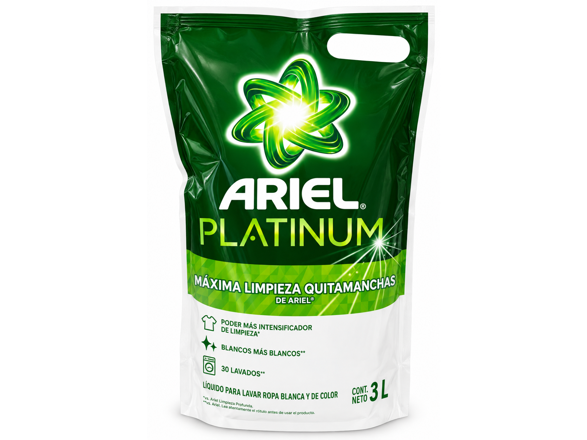 Jabón Líquido Ariel Platinum x 3 lt D/P