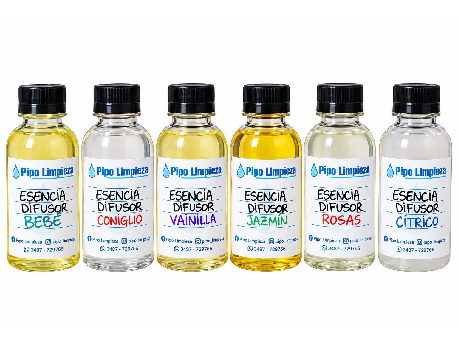 Esencia x 250 ml  p Difusores c/ Varillas