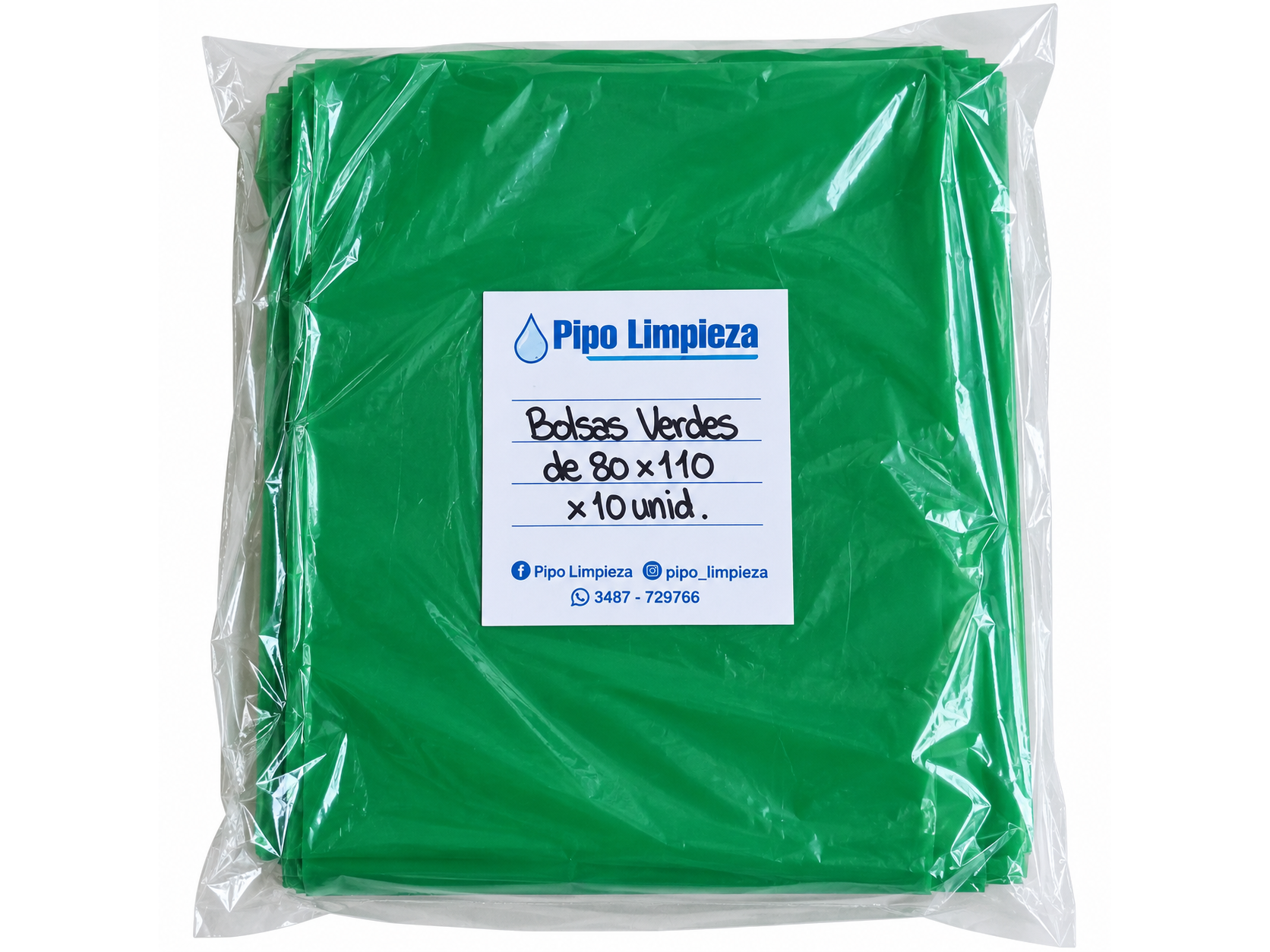 Bolsa Residuos Verdes 80 x 110