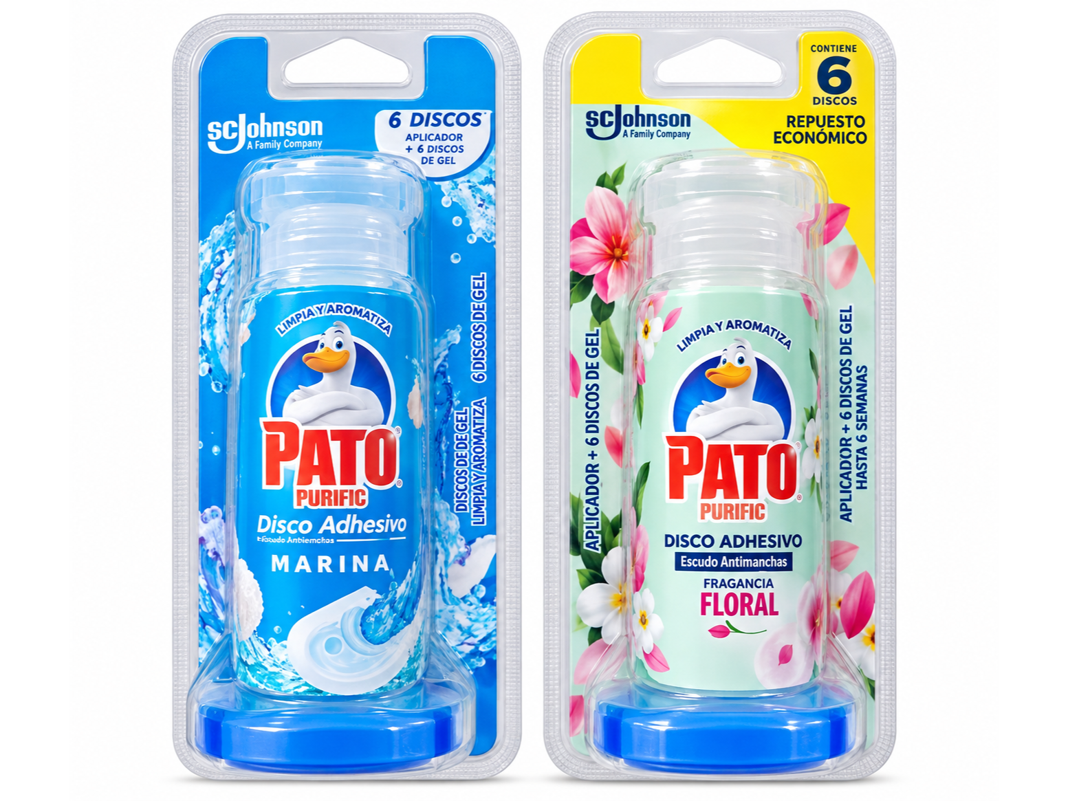 Repuesto Disco Adhesivo Inodoros Pato