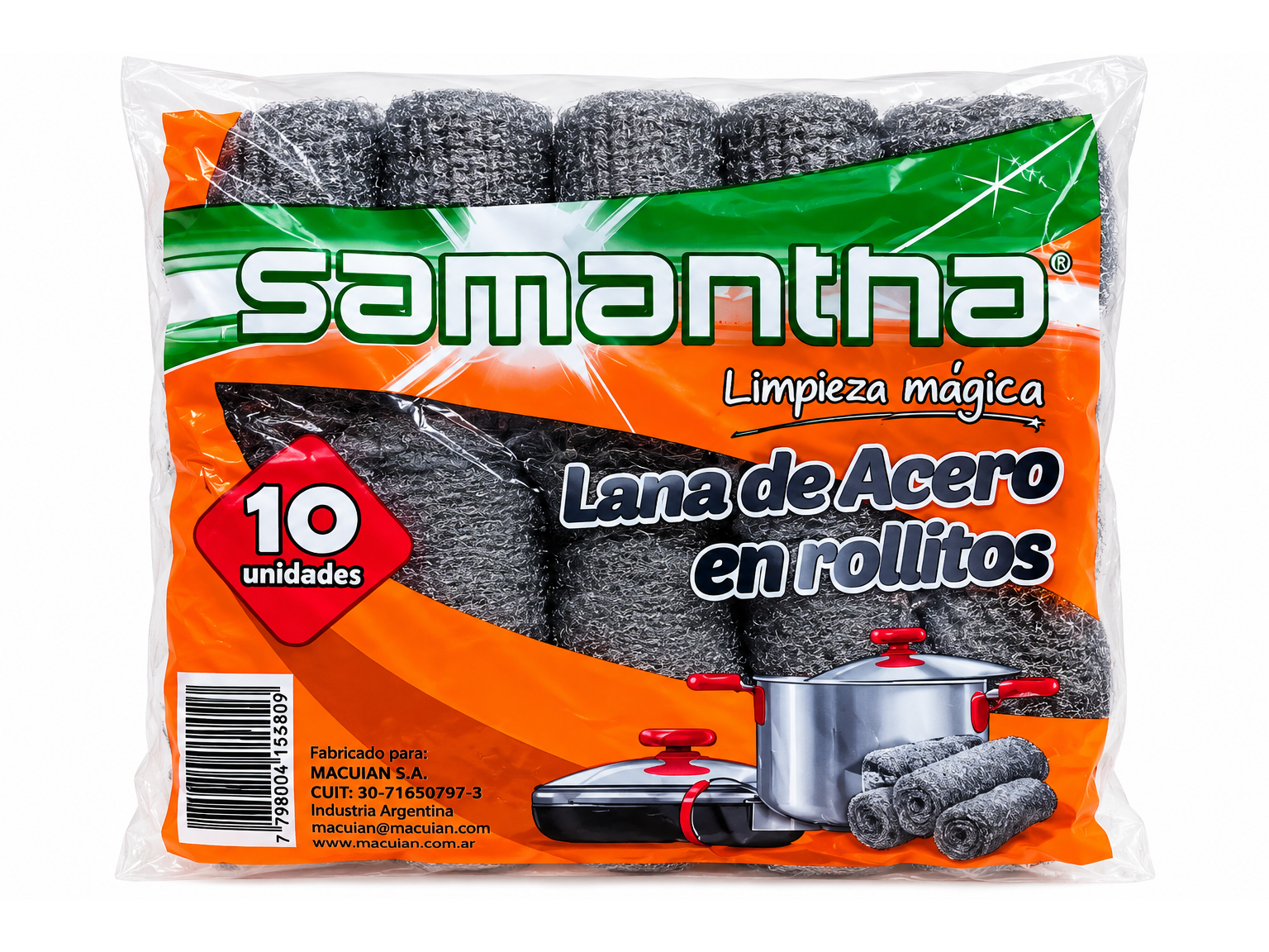 Lana de Acero Samantha X 10 uni
