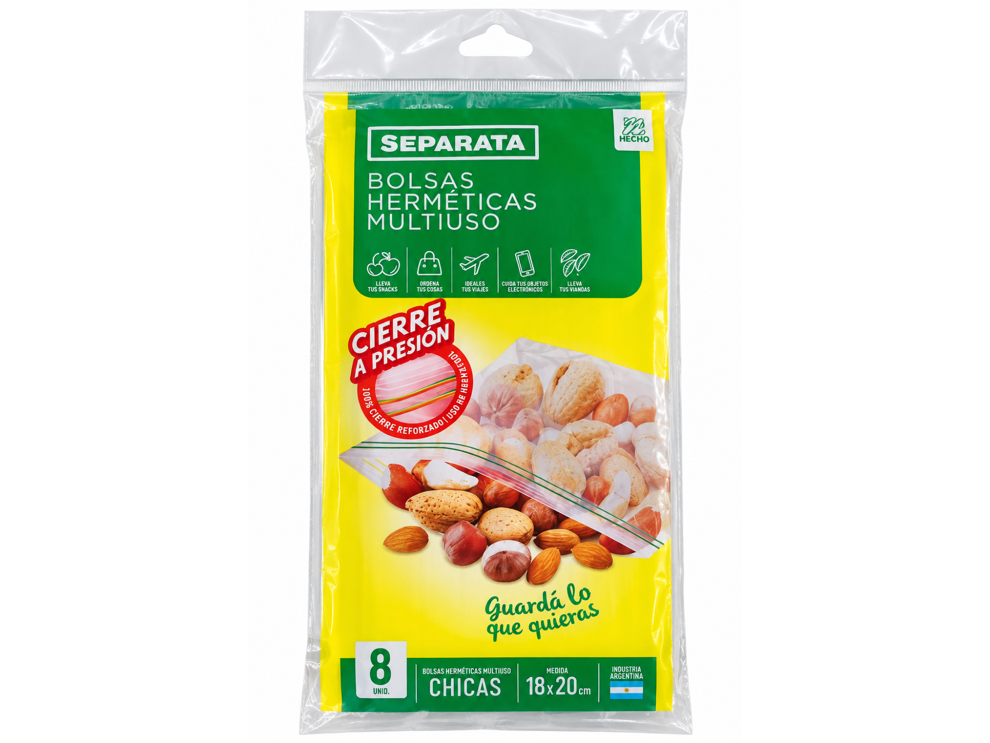 Bolsas Herméticas Multiuso 18 x 20 x 8 uni