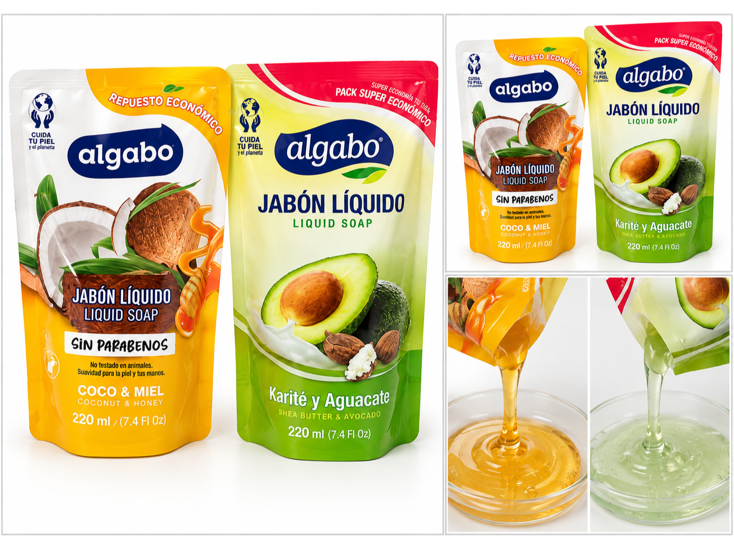 Jabón Líquido Algabo x 220  ml DP