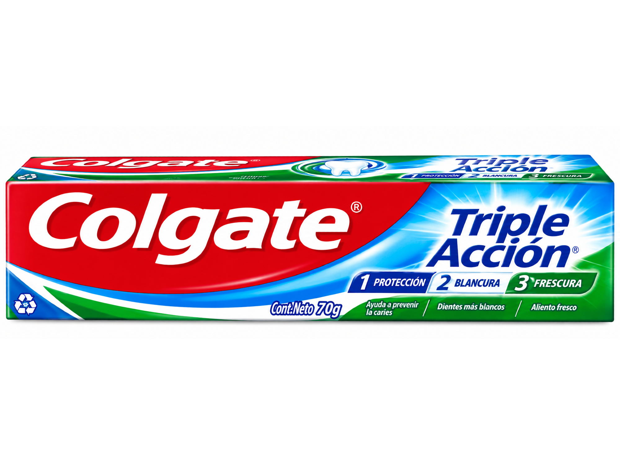 Pasta Dental Colgate Triple Acción x 70 gr