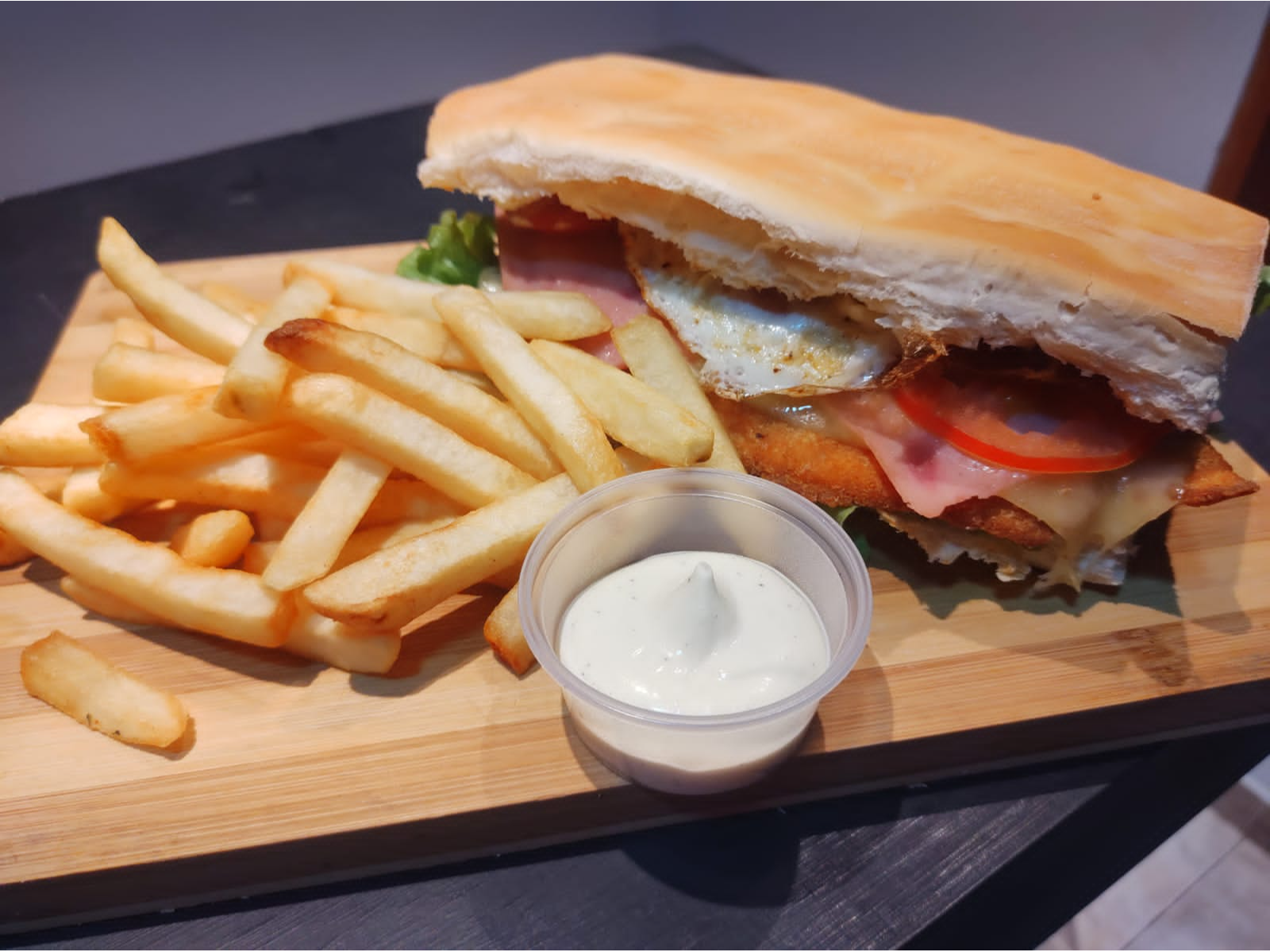 Milanesa de Pollo Completa