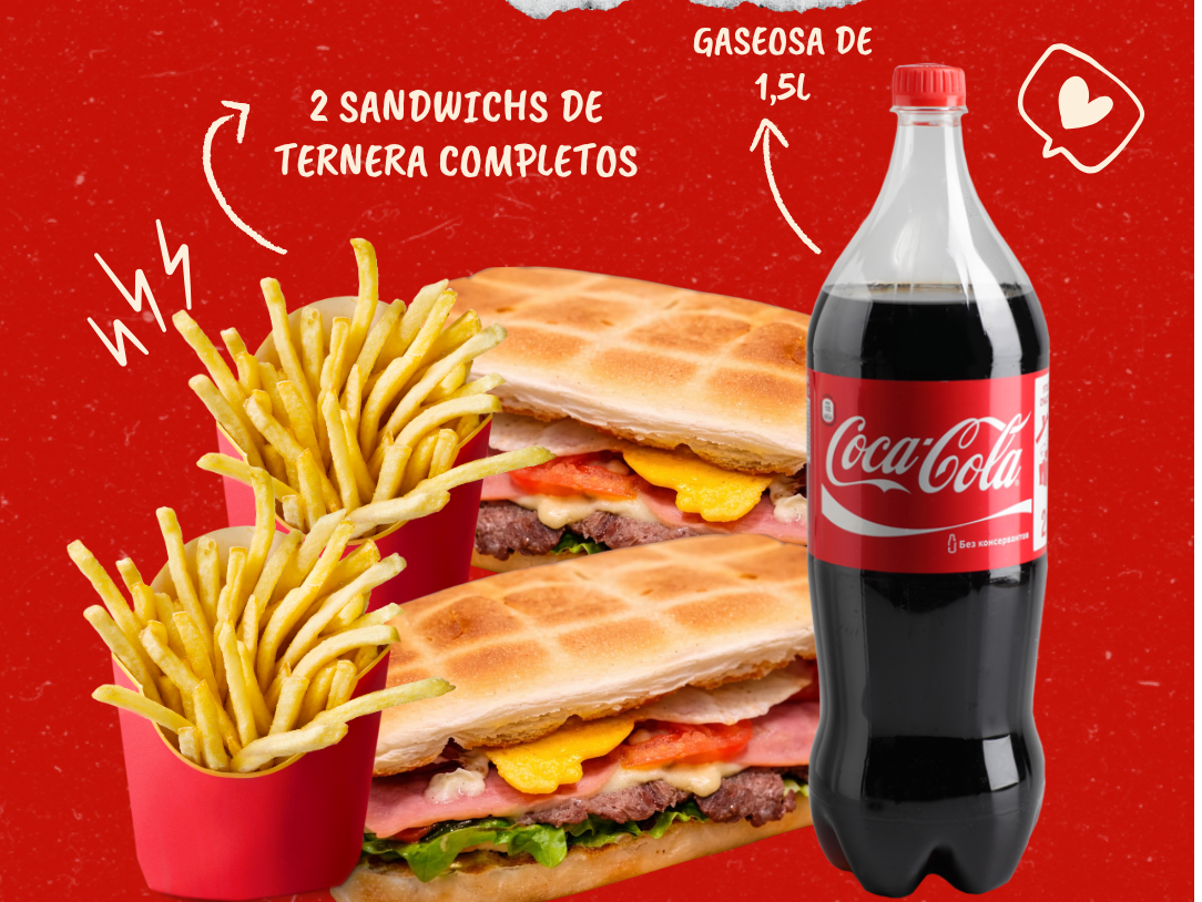 Combo Sandwichs de Ternera