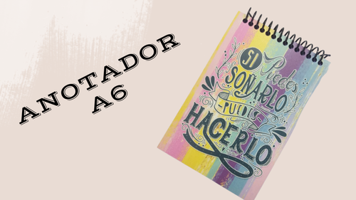 ANOTADORES Tamaño A6 - A7