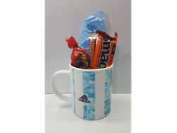 TAZA PLASTICO RELLENA C/GOL