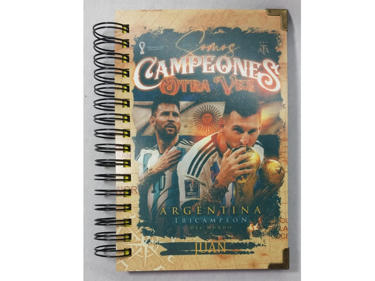 CUADERNO A5 Edición MUNDIALES del FUTBOL