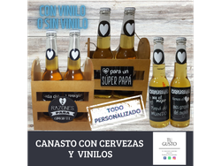 CANASTO CON CERVEZAS