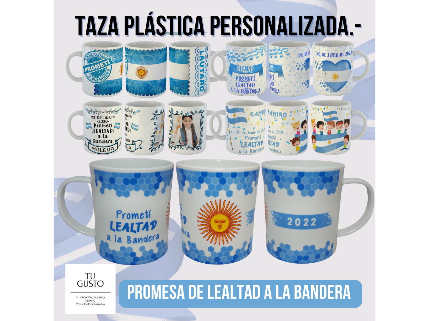 TAZA PLASTICA  PERSONALIZADA