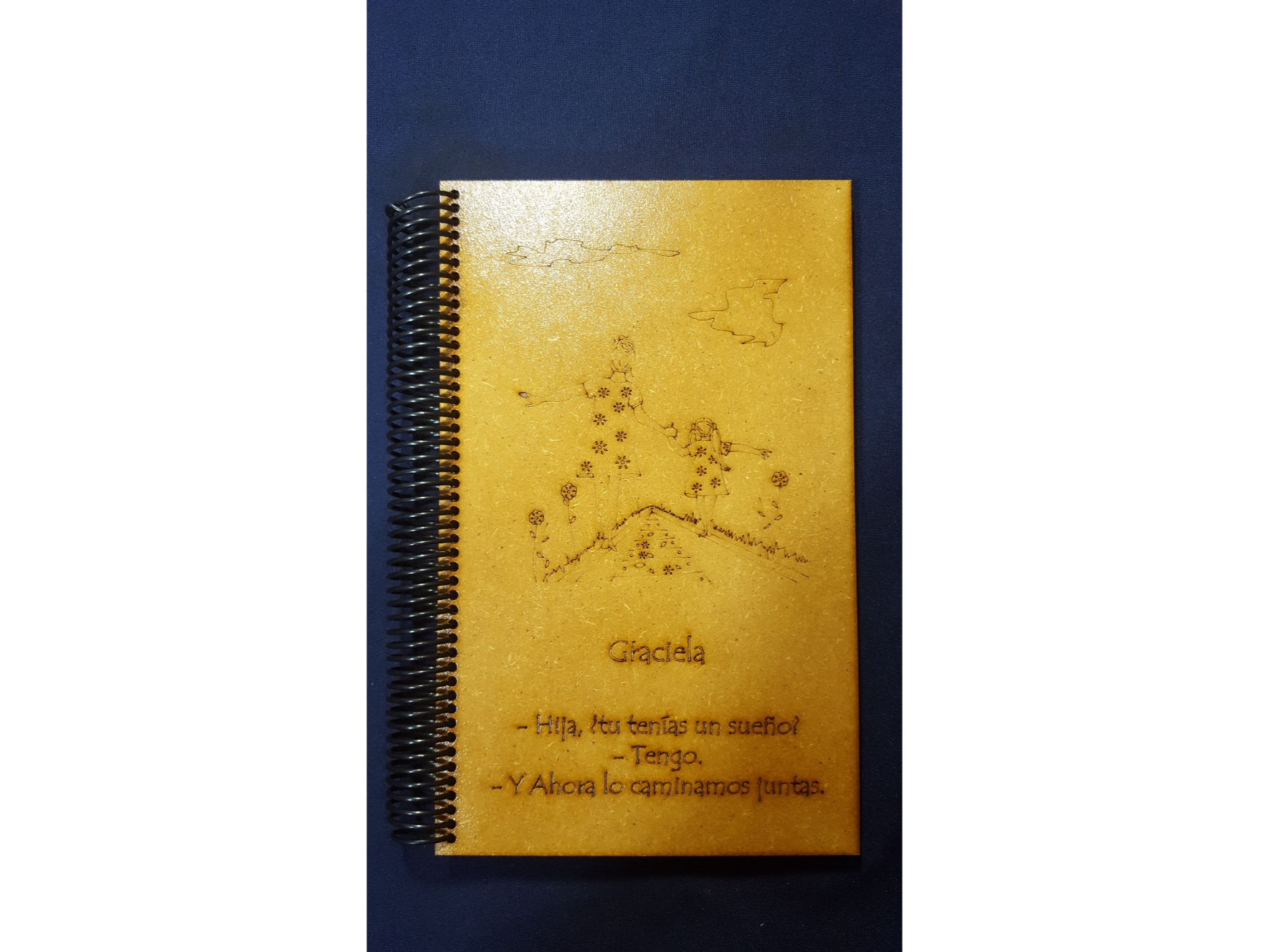 CUADERNO A4 GRABADO CUADERNO