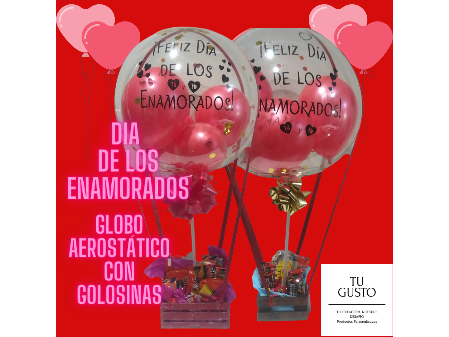 GLOBO AEROSTATICO PERSONALIDADO