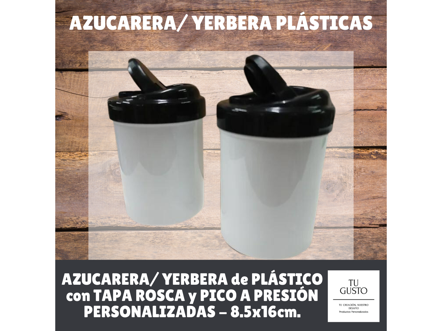 YERBERA/ AZUCARERA de Plástico