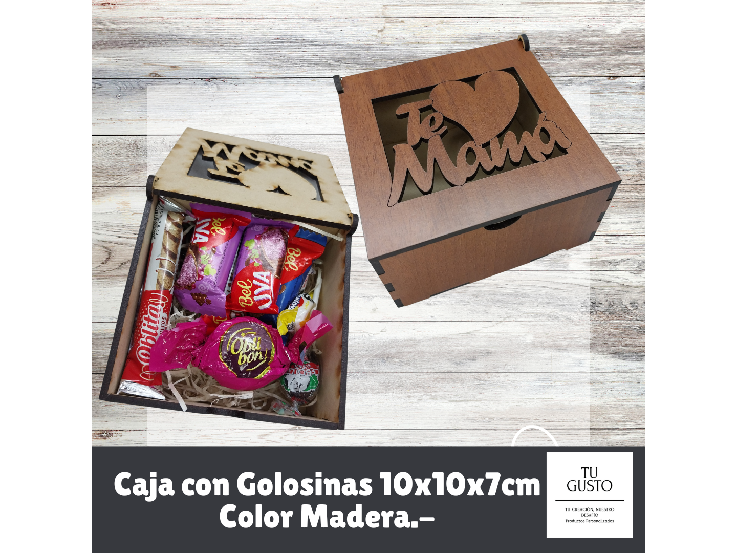 Caja con Golosinas 10x10x7