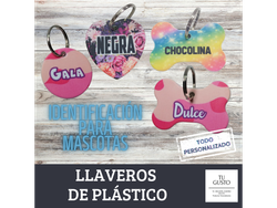 MEDALLA PLÁSTICA IDENTIFICADOR DE MASCOTAS