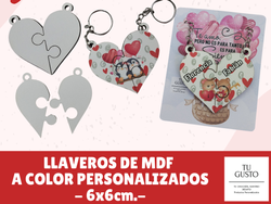 Dos LLAVEROS en un CORAZÓN