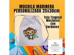 MOCHILA MARINERA con TIRAS
