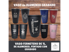 VASO de ALUMINIO GRABADO