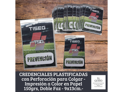 CREDENCIAL PLASTIFICADA DOBLE FAZ
