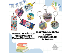 LLAVEROS de PLÁSTICO