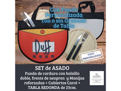 Set de  Asado TABLA REDONDA