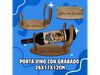 PORTA VINO GRABADO con BOTELLA