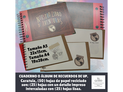 CUADERNO A4 o ÁLBUM DE RECUERDOS de UP