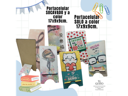PORTACELULAR A COLOR 17x9x9cm