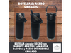 BOTELLA de ACERO GRABADO