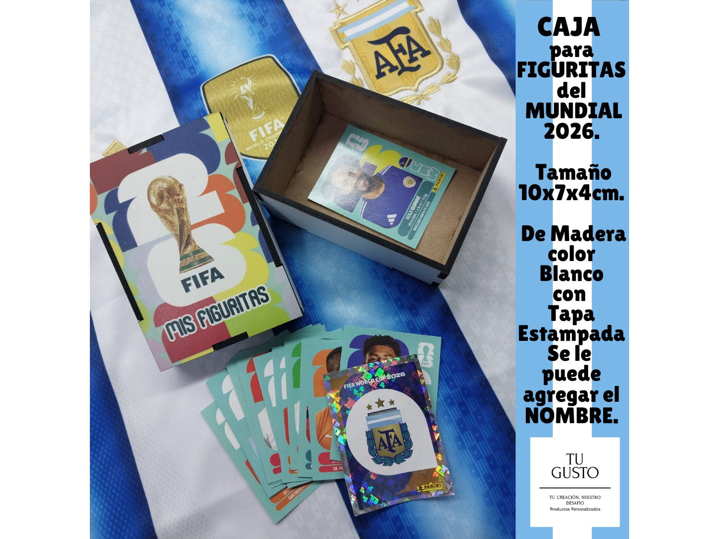 CAJA  para FIGURITAS del  MUNDIAL 2026