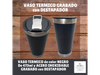 VASO TERMICO GRABADO con DESTAPADOR